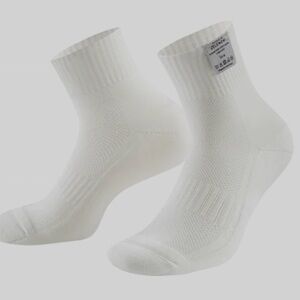 JELENEW Cotton Training Socks White Women’s M Cycling Athletic NWT